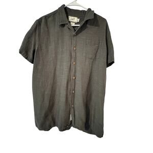Grayers Linen Blend Short Sleeve Shirt Large